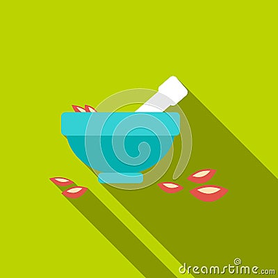 Salt bowl icon of vector illustration for web and mobile Vector Illustration