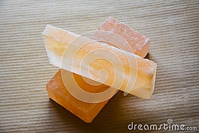 Salt Bricks & Tiles Stock Photo