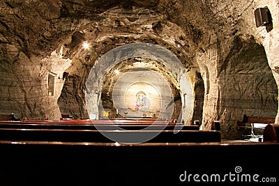 Salt cathedral in Zipaquira Colombia Stock Photo