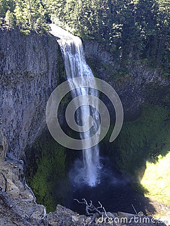 Salt Creek Falls in Oregon Stock Photo