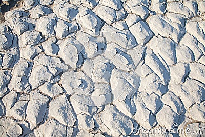 Salt desert background Stock Photo