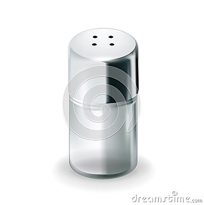 Salt glass shaker Vector Illustration