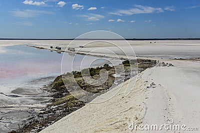 Salt industry, La Pampa Stock Photo