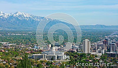 Salt Lake City Stock Photo