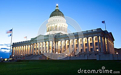 Salt Lake City capitol Stock Photo