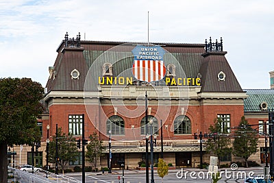 Salt Lake City Union Pacific Depot Editorial Stock Photo