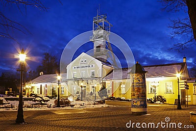 Salt Mine and the historic Regis Shaft, Wieliczka, Poland. Editorial Stock Photo