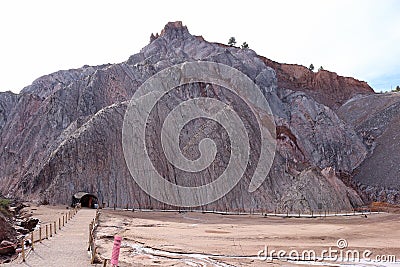 Salt Mines, Cardona, Spain Stock Photo