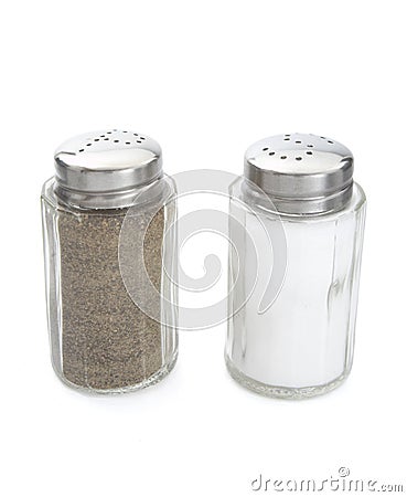 Salt and pepper 1 Stock Photo