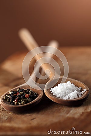 Salt and pepper Stock Photo