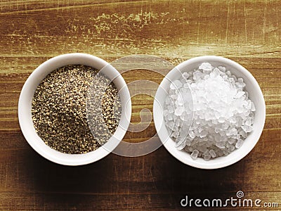 Salt and pepper Stock Photo