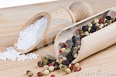 Salt and pepper Stock Photo