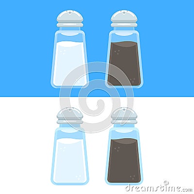 Salt and pepper icons Vector Illustration