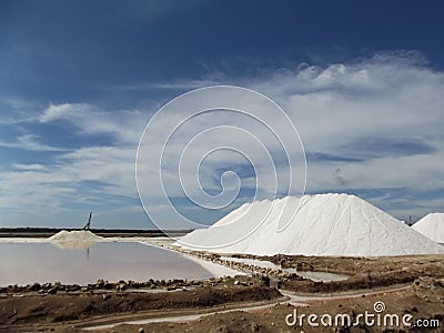 Salt Refinery, Bonanza, Sanlucar de Barrameda Stock Photo