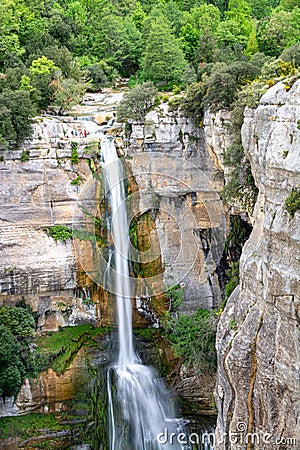 Salt Sallent Rupit village in Catalonia, Spain. Stock Photo