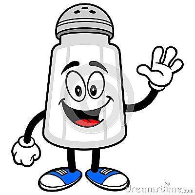 Salt Shaker Waving Vector Illustration