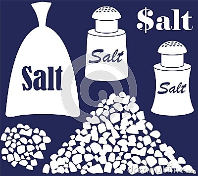 Salt Vector Illustration