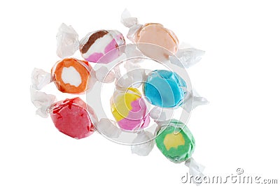 Salt water taffy Stock Photo