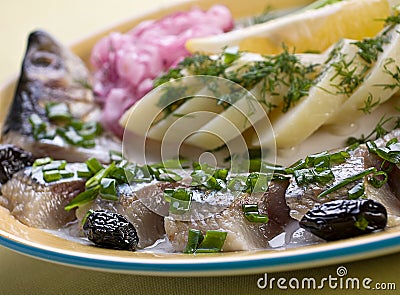 Salted fish mackerel Stock Photo