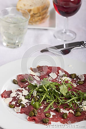 salted meat from italy Stock Photo