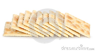 Saltine Crackers Stock Photo