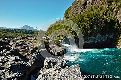 Saltos del Petrohue Stock Photo