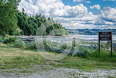 Saltwater Park Shoreline 2 Stock Photo