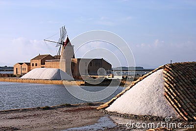 Saltworks Stock Photo