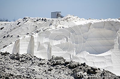 Saltworks: Saline-de-Giraud, Camargue Stock Photo