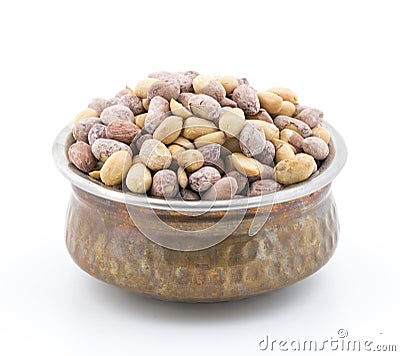 Rosted Peanuts Food Stock Photo