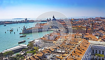 Salut Church Grand Canal Neighborhoods Venice Italy Stock Photo