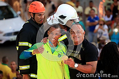 Robson Conceicao, boxing athlete Editorial Stock Photo