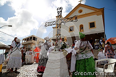 Tribute to sao lazaro in salvador Editorial Stock Photo