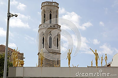 Salvador Dali museum in Figueras Editorial Stock Photo