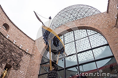 Salvador Dali`s Museum in Figueres; Spain Editorial Stock Photo