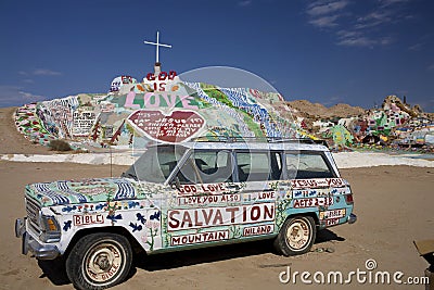 Salvation Mountain California Editorial Stock Photo