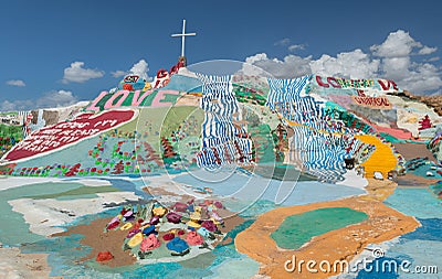 Salvation Mountain Editorial Stock Photo