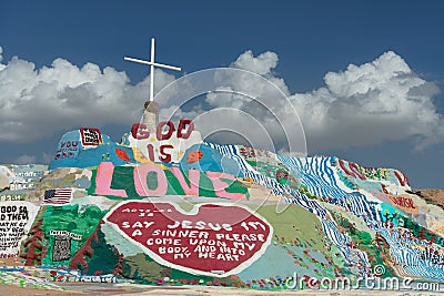 Salvation Mountain Editorial Stock Photo