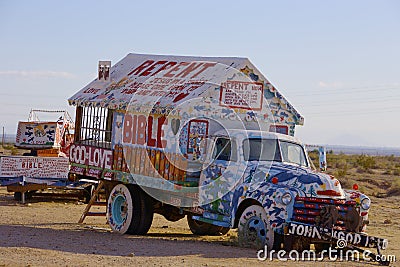 Salvation Mountain Editorial Stock Photo