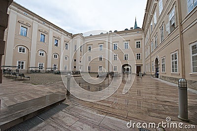 Salzburg Reflections Stock Photo