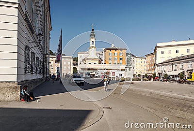 Salzburg street Editorial Stock Photo