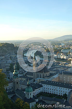 Salzburg town Stock Photo