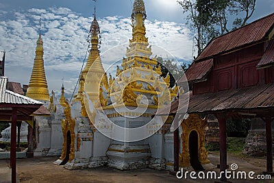 A forgotten Buddhist Temple Editorial Stock Photo