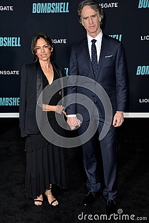 Sam Rayfield Roach, Susanna Hoffs & Jay Roach Editorial Stock Photo