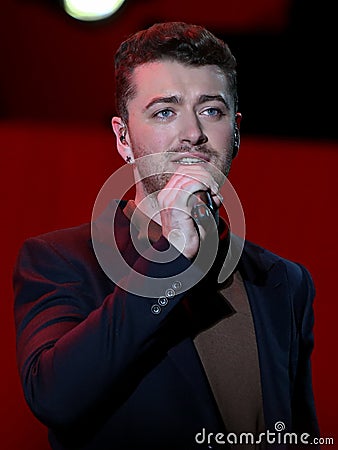 Sam Smith Editorial Stock Photo