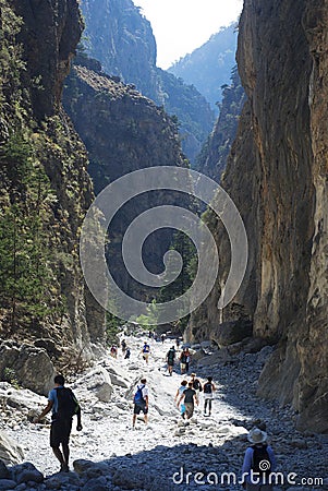 Samaria Gorge. Crete, Greece Stock Photo