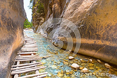 Samaria Gorge. Crete, Greece Stock Photo