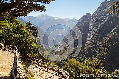 Samaria Gorge. Crete, Greece Stock Photo