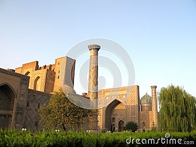 Samarkand Registan September 2007 Stock Photo