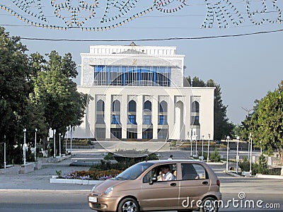 Samarkand the Theater September 2007 Editorial Stock Photo